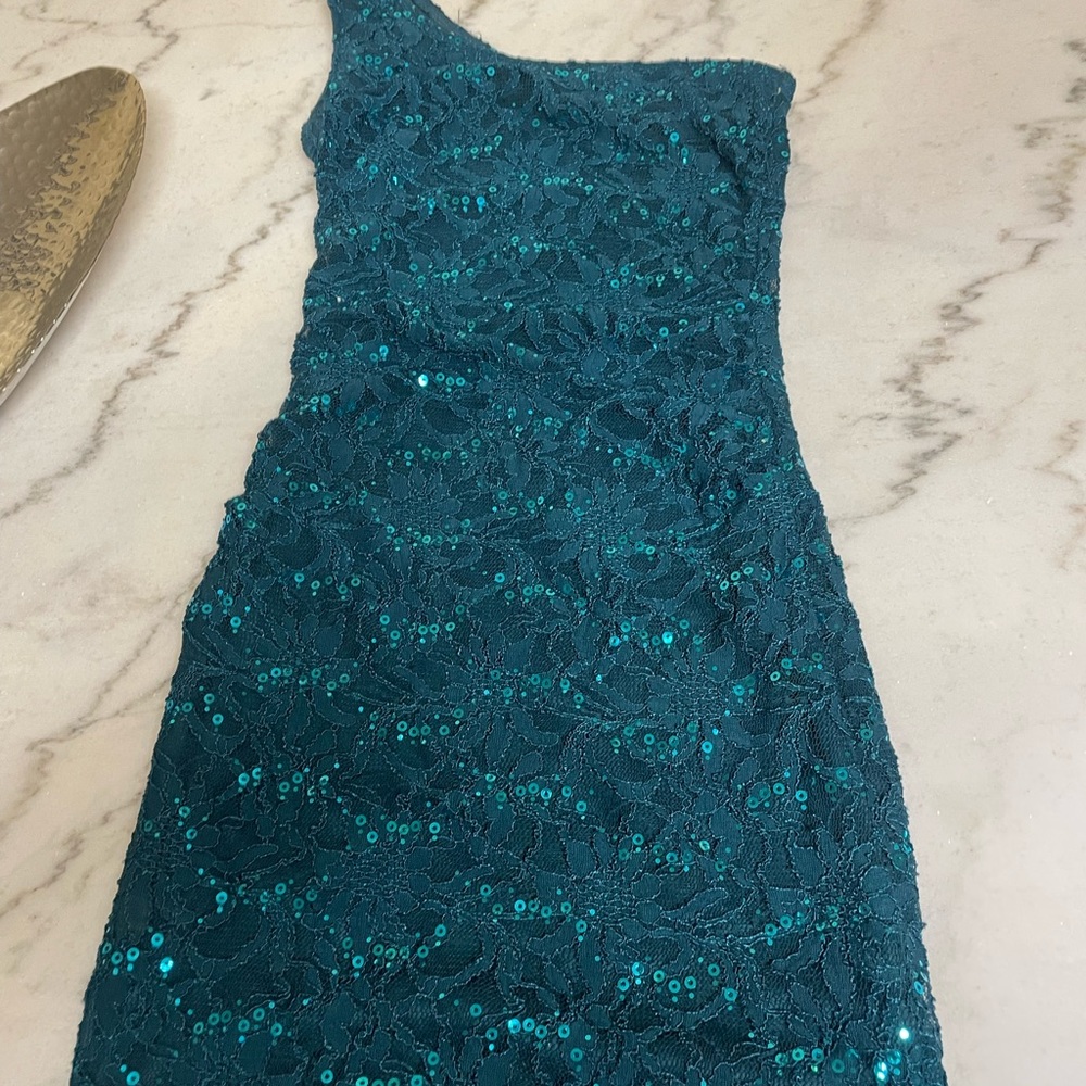 Ruby Rox Size Small Euc Stretchy Sparkle Cocktail… - image 1